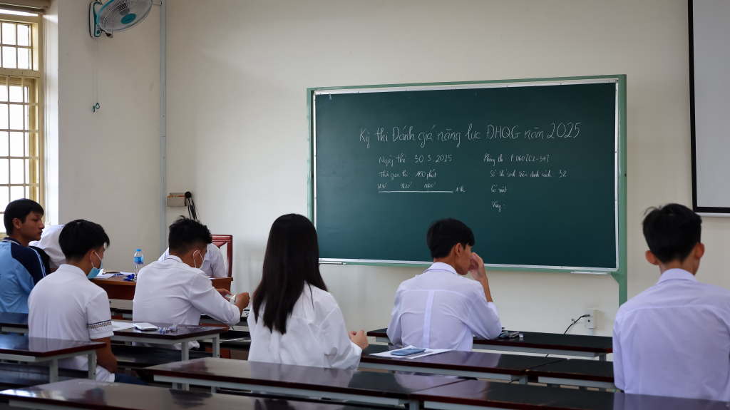 Hình ảnh tại kỳ thi ĐGNL đợt 1