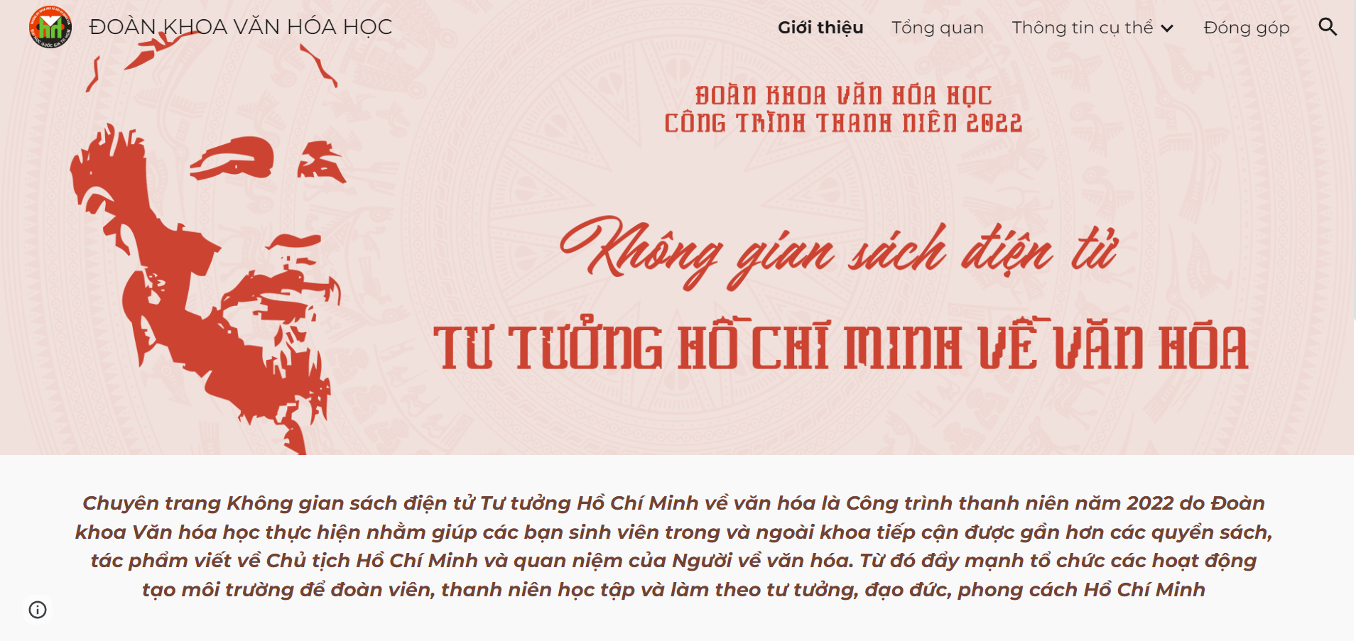 Đoàn khoa Văn hóa học - Tư tưởng Hồ Chí Minh về văn hóa