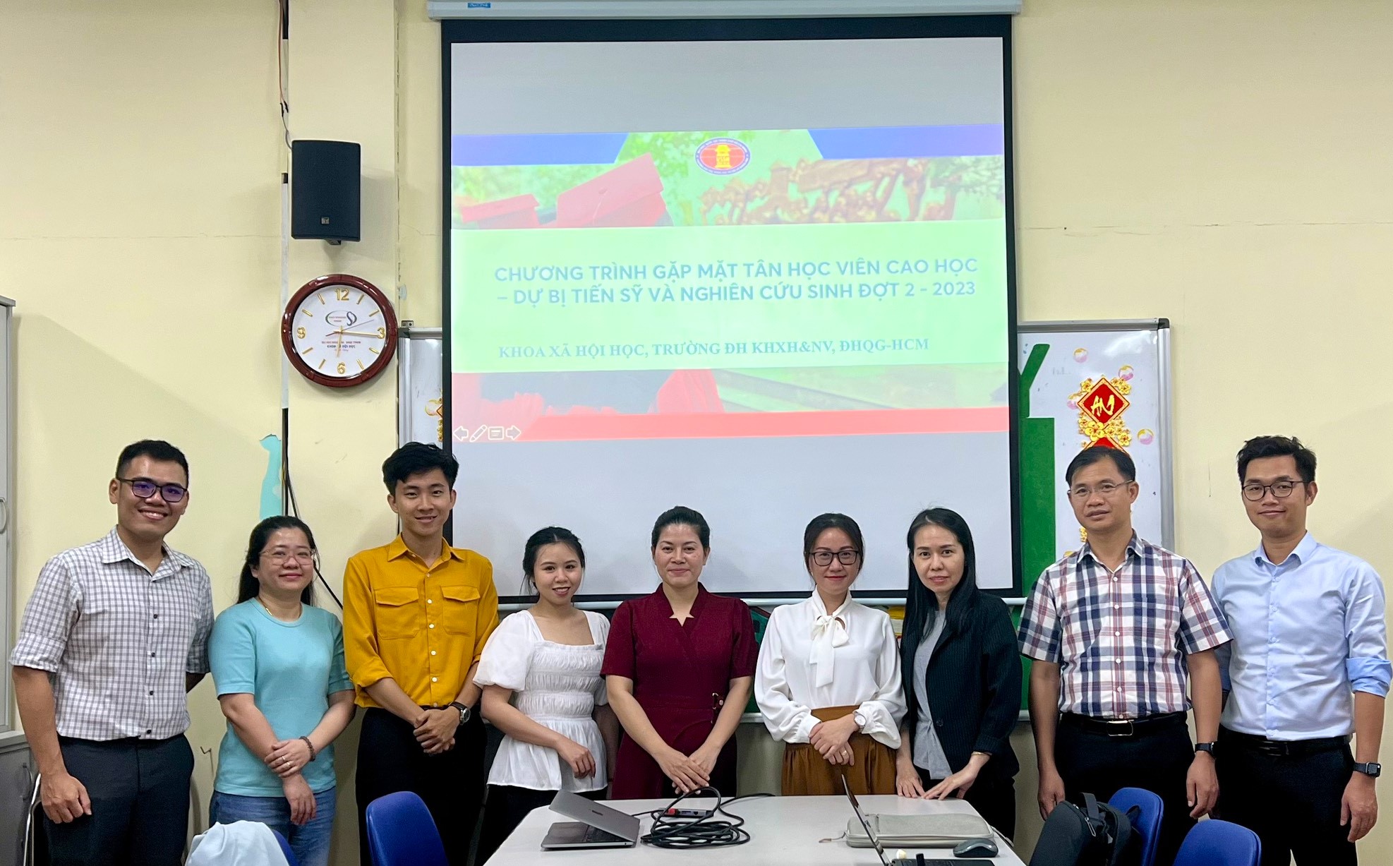 Gặp mặt Tân học viên cao học, dự bị tiến sĩ và nghiên cứu sinh đợt 2 – 2023.
