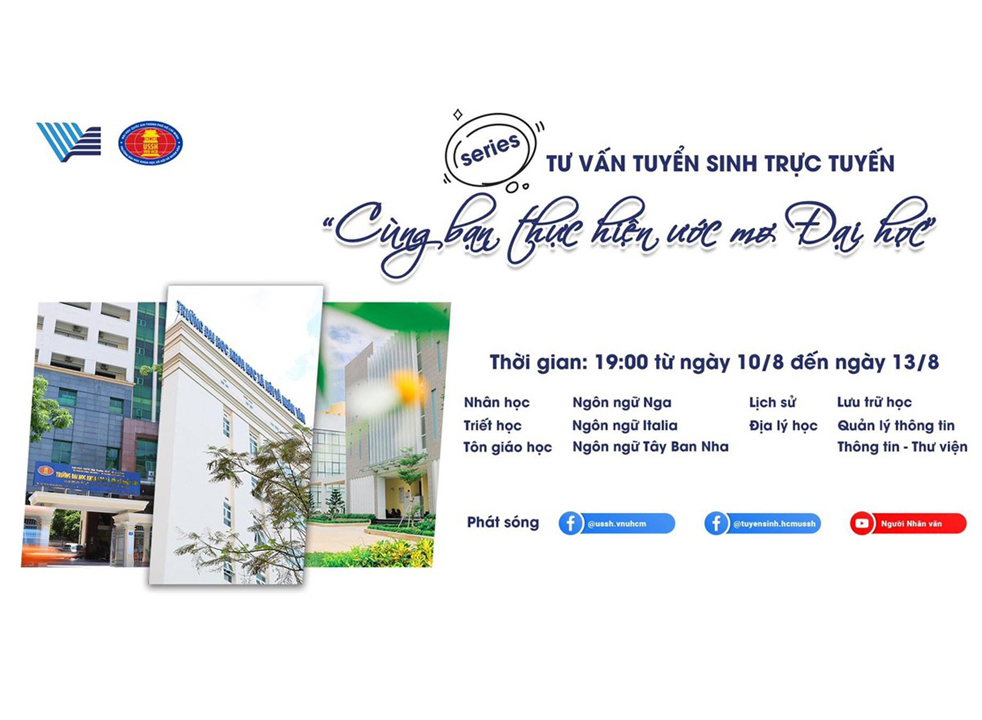Livestream tư vấn tuyển sinh “Cùng bạn thực hiện ước mơ Đại học”
