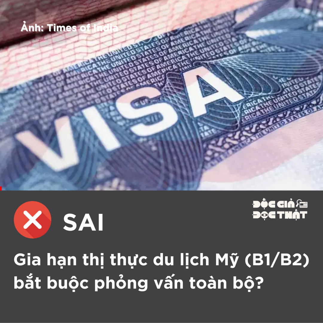 Gia hạn thị thực du lịch Mỹ (B1/B2) bắt buộc phải phỏng vấn?
