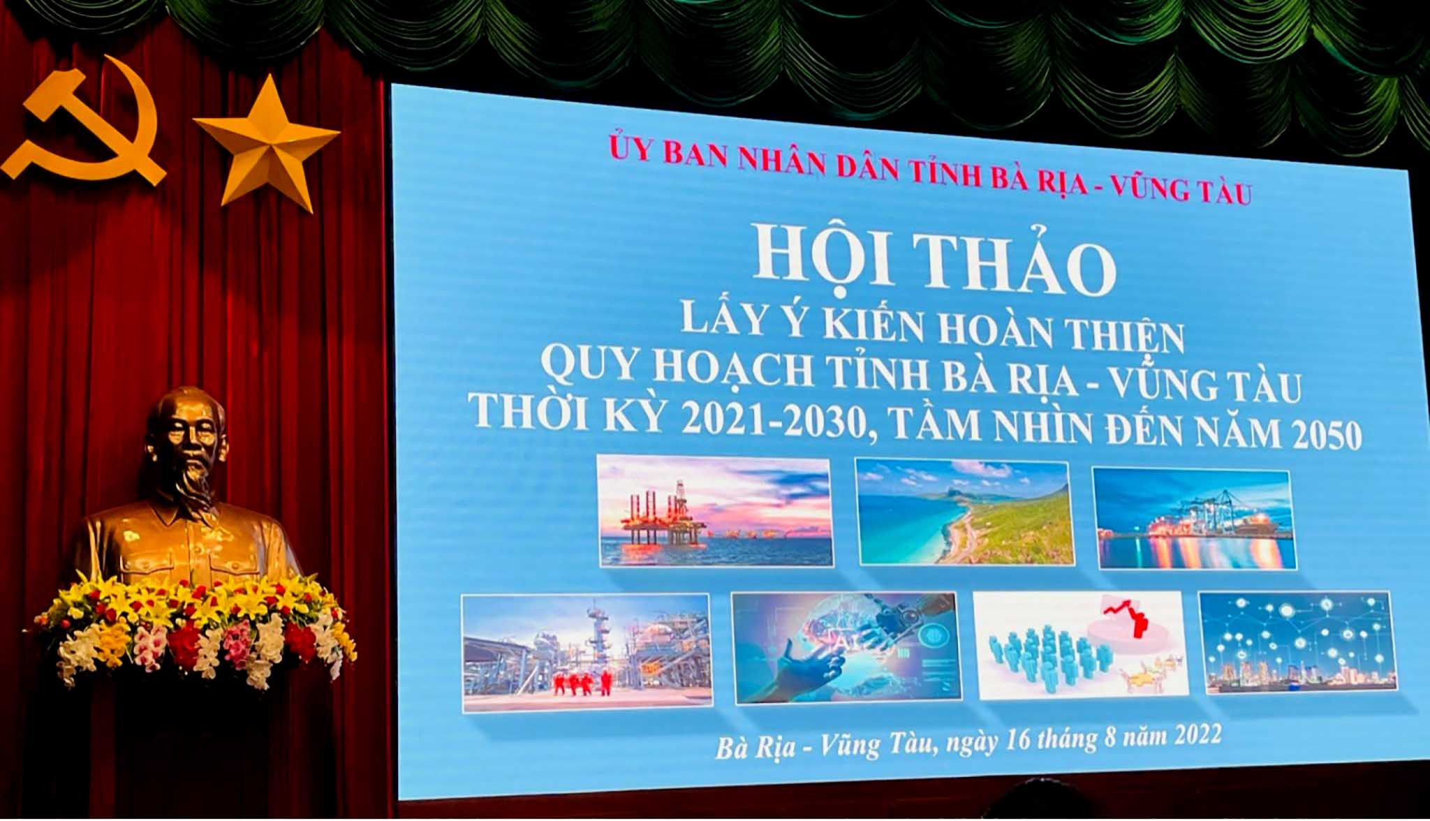 Giảng viên Khoa Văn hóa học tham gia góp ý kiến Hội thảo lấy ý kiến hoàn thiện Quy hoạch phát triển tỉnh Bà Rịa - Vũng Tàu thời kỳ 2020-2030, tầm nhìn đến năm 2050