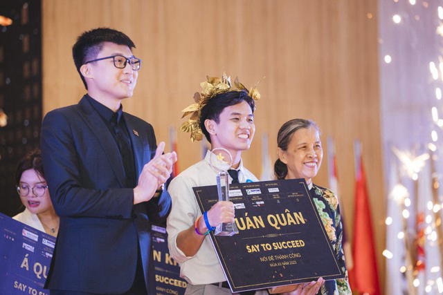 Nguyễn Hoàng Phúc – quán quân cuộc thi Say to Succeed 2023 - Ảnh: Fanpage Say to Succeed – Nói để thành công