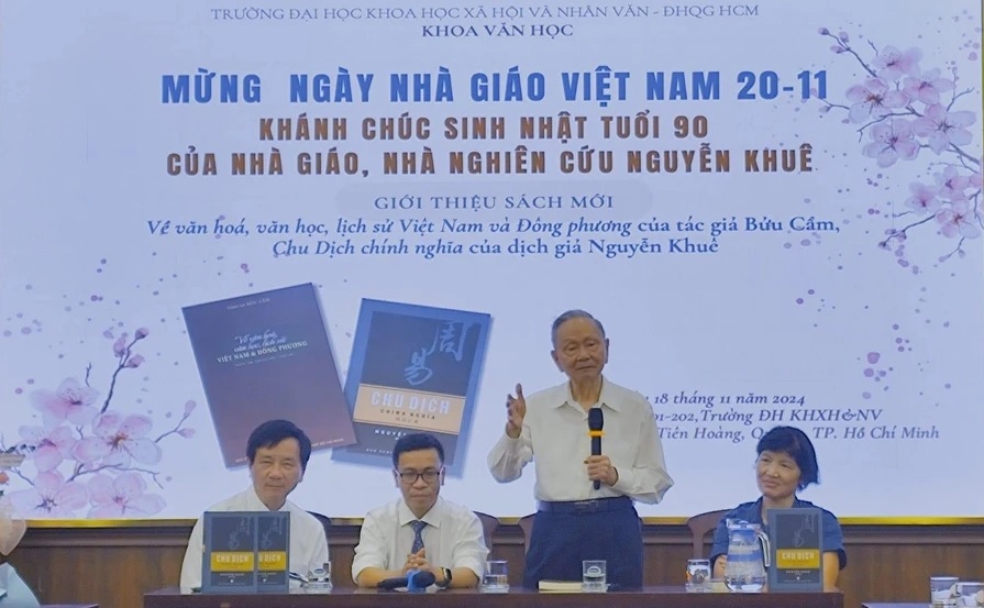 Mừng khánh thọ lão sư Nguyễn Khuê