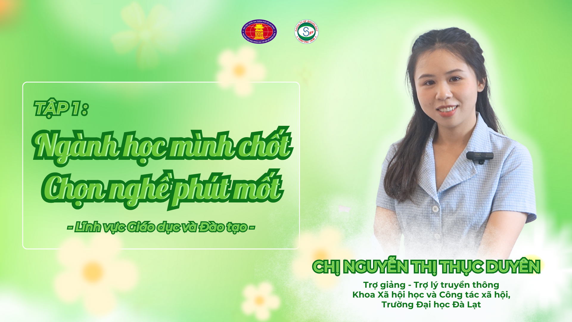 Việc làm của sinh viên ngành Xã hội học trong lĩnh vực Giáo dục và Đào tạo