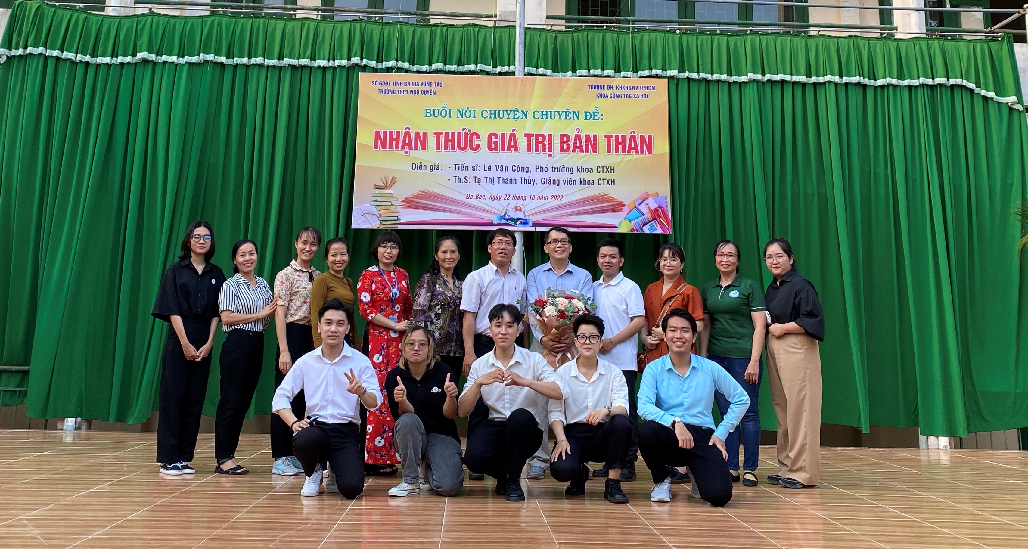 Tập huấn Nhận thức Giá trị bản thân Trường THPT Ngô Quyền - Huyện Châu Đức - Tỉnh Bà Rịa Vũng Tàu