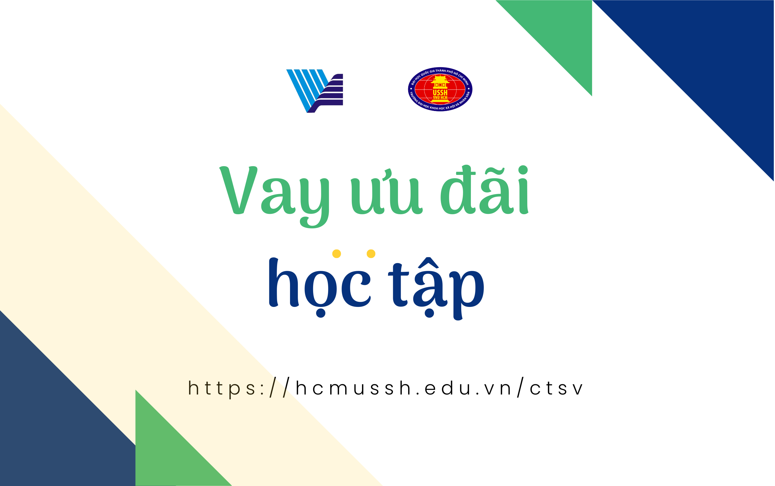 Thông báo về việc triển khai chương trình sinh viên vay ưu đãi để học tập năm học 2024-2025
