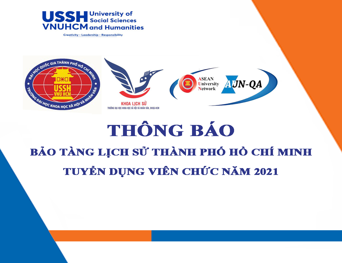 Bảo tàng Lịch sử Thành phố Hồ Chí Minh tuyển dụng viên chức năm 2021