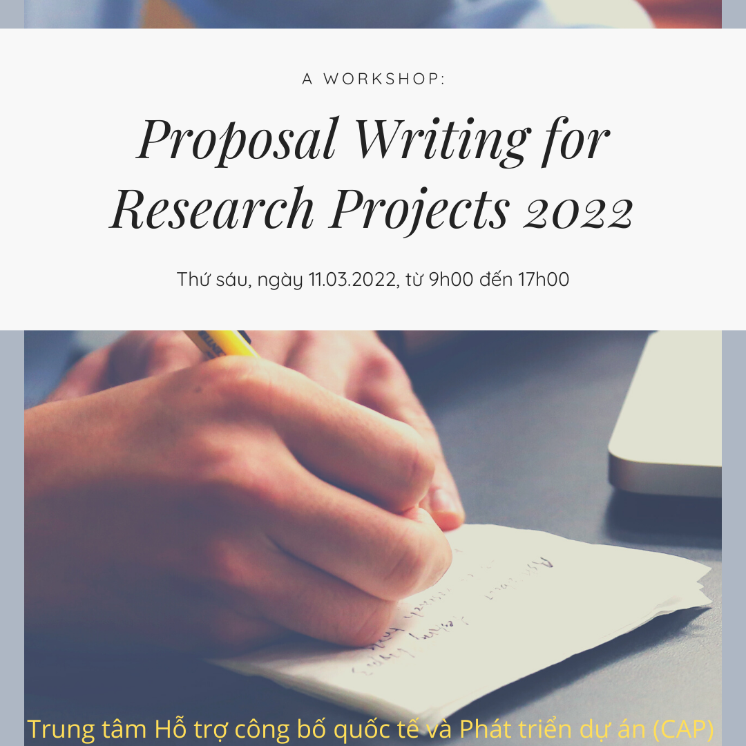 Workshop “Proposal Writing for Research Projects 2022“ do Cơ quan DAAD ...