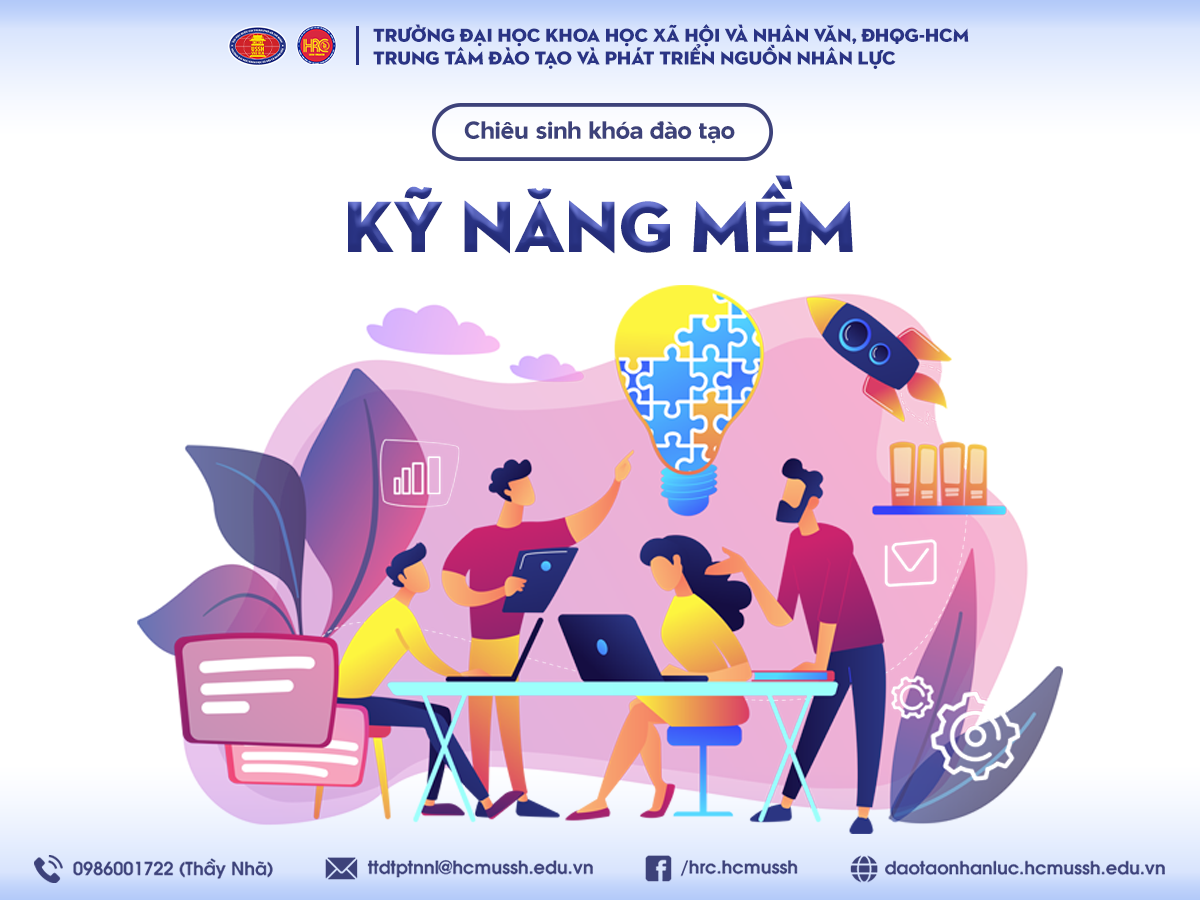 Chiêu sinh khóa đào tạo Kỹ năng mềm (Khóa 8) – Khai giảng 18/3/2024