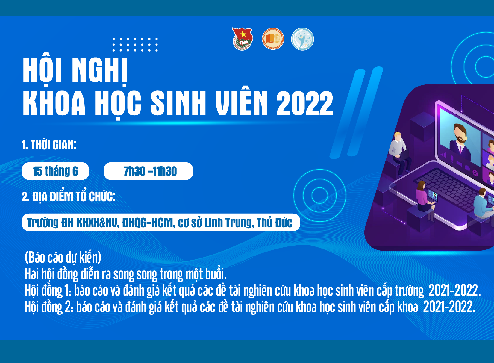 Hội nghị Nghiên cứu Khoa học sinh viên Khoa Thư viện - Thông tin học năm 2022