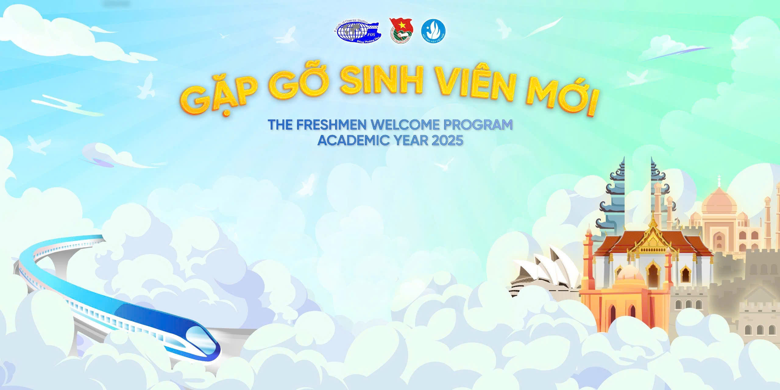 Thông báo sinh viên tham dự Chương trình Gặp gỡ sinh viên mới khoa Đông phương học khoá 2025
