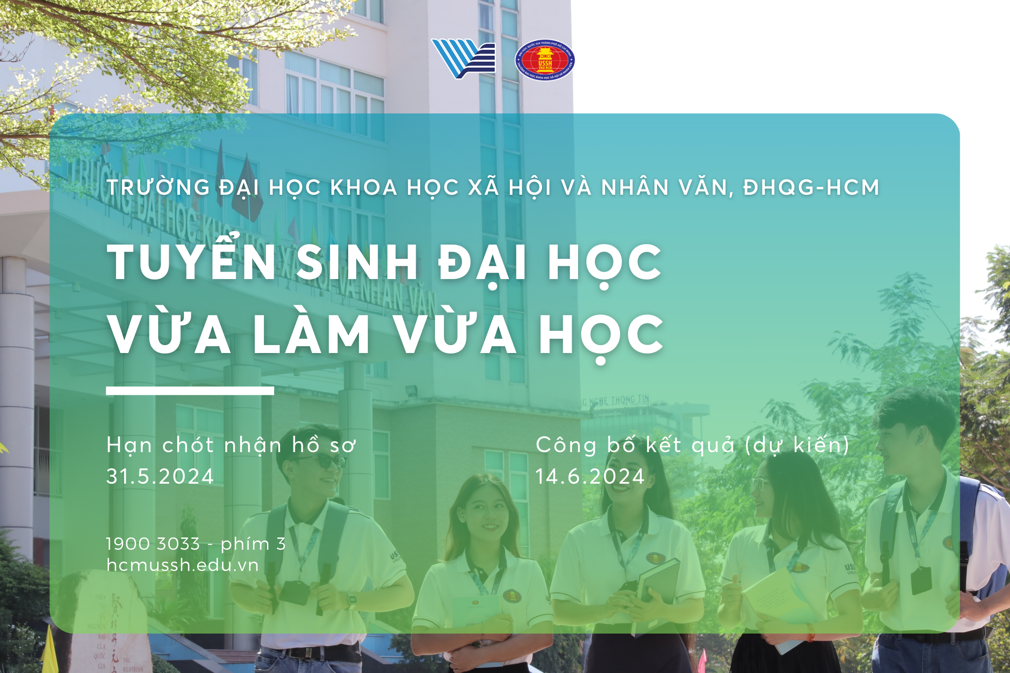Thông báo tuyển sinh đại học vừa làm vừa học đợt 1 năm 2024
