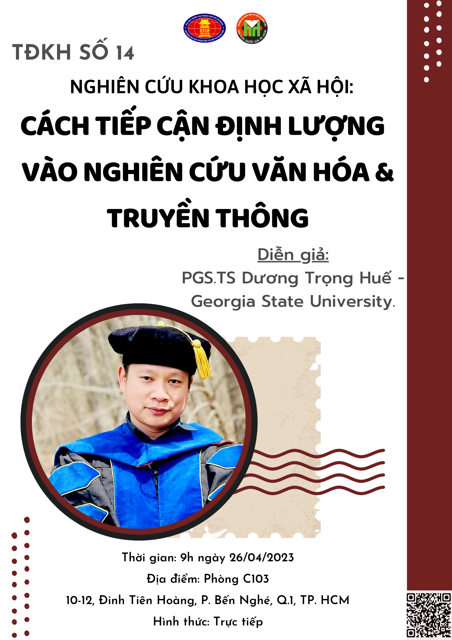 TĐKH số 14: Nghiên cứu khoa học xã hội: Nghiên cứu khoa học định lượng về văn hoá và truyền thông.