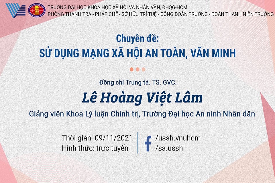Báo cáo chuyên đề: “Sử dụng mạng xã hội an toàn, văn minh”