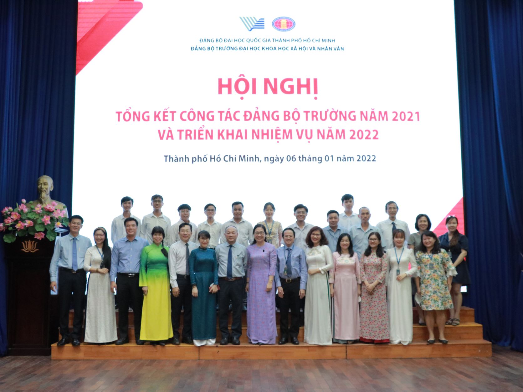 Tổng kết công tác Đảng bộ Trường năm 2021: Vượt qua khó khăn, đổi mới và phát triển