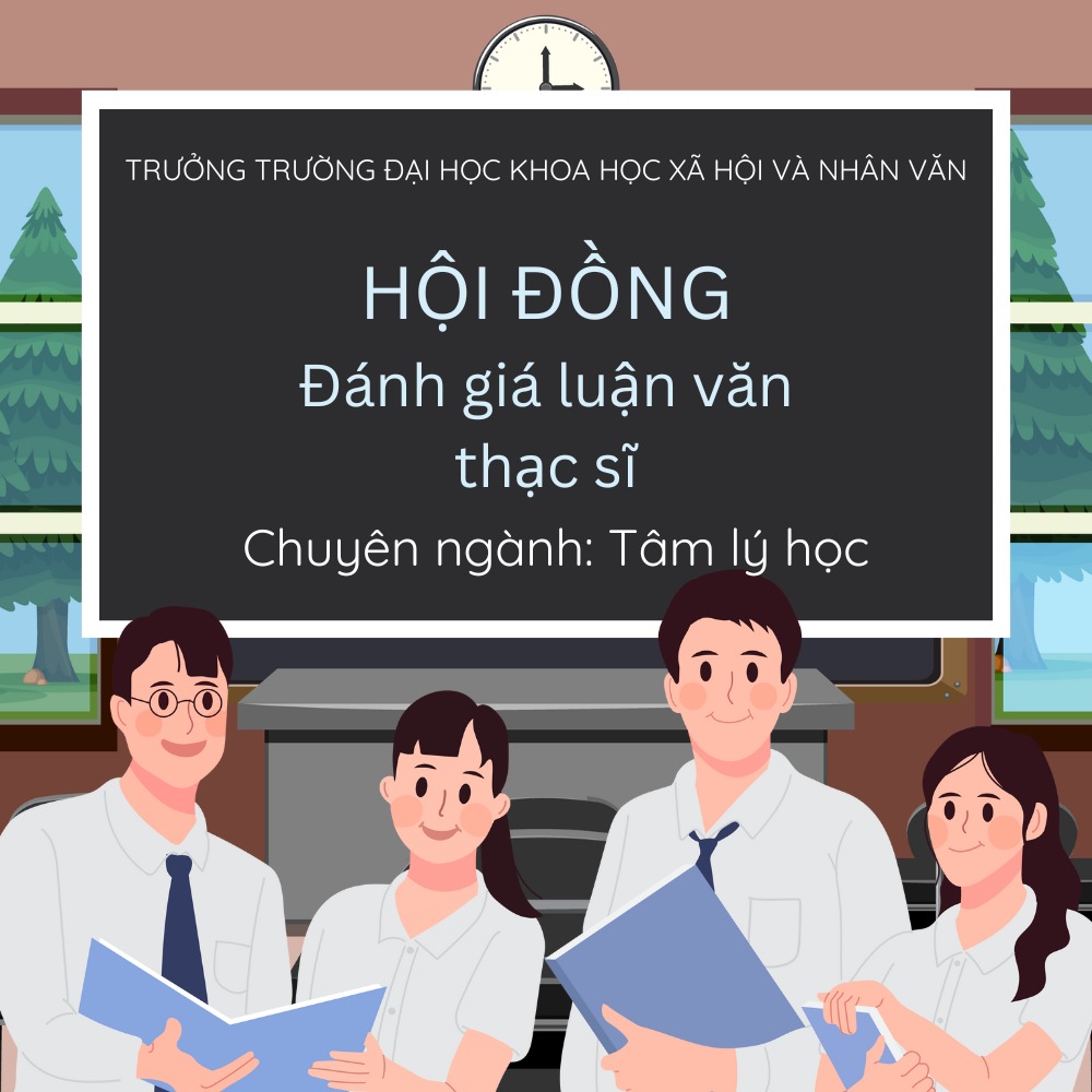 Hội đồng đánh giá luận văn thạc sĩ 3/2024