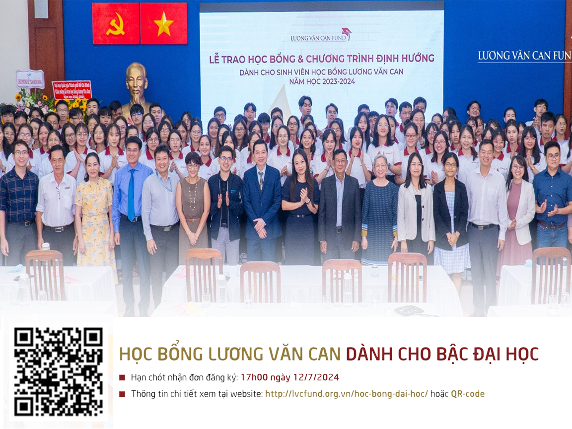 Học bổng Lương Văn Can năm 2024