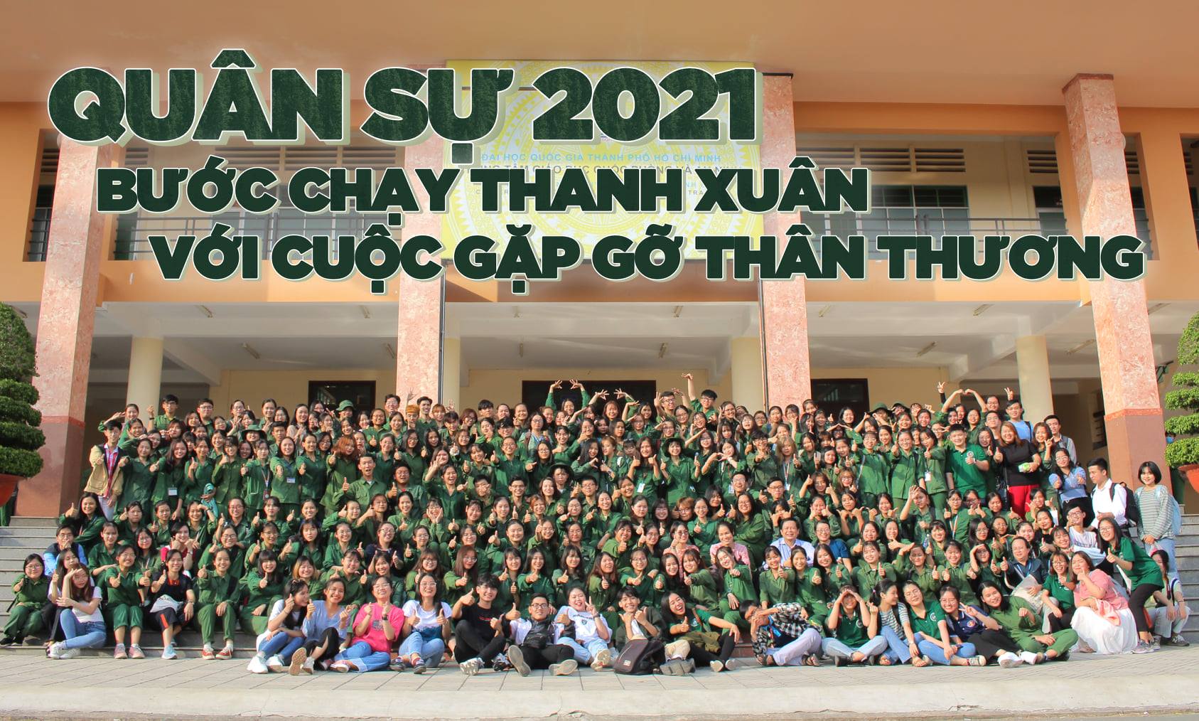 Quân sự 2021 - bước chạy thanh xuân với cuộc gặp gỡ thân thương