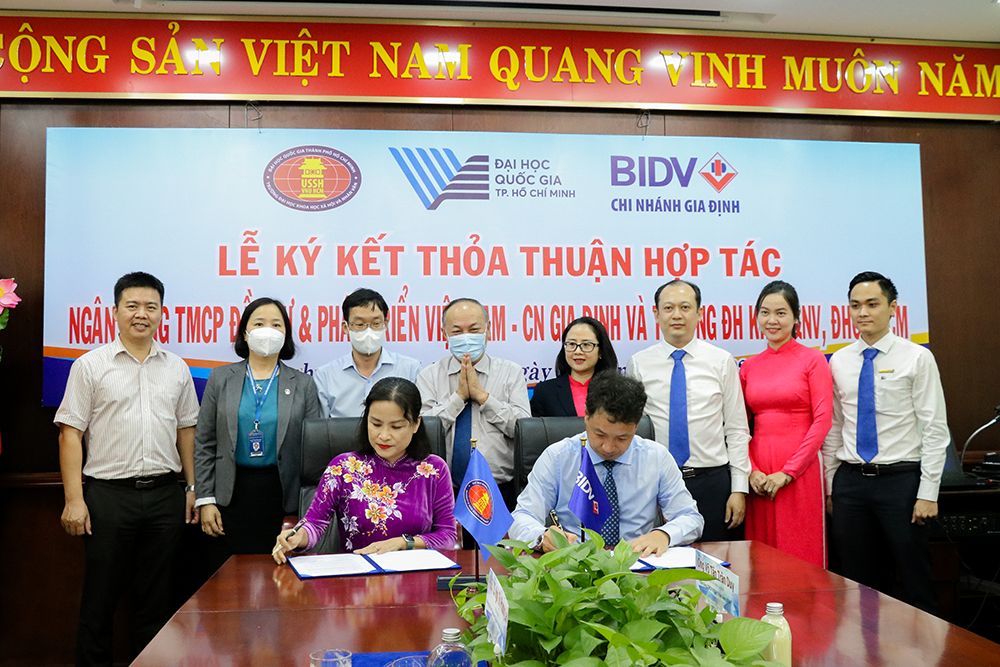 BIDV chi nhánh Gia Định mở rộng chính sách ưu đãi cho Trường ĐH KHXH&NV