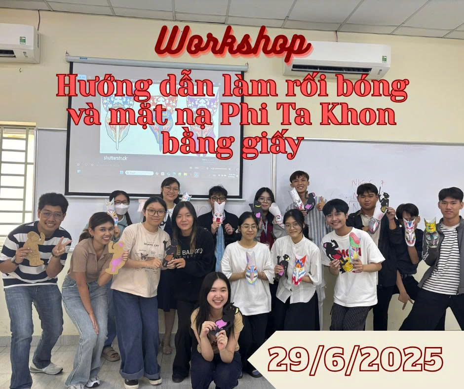 WORKSHOP HƯỚNG DẪN LÀM RỐI BÓNG VÀ MẶT NẠ PHI TA KHON BẰNG GIẤY