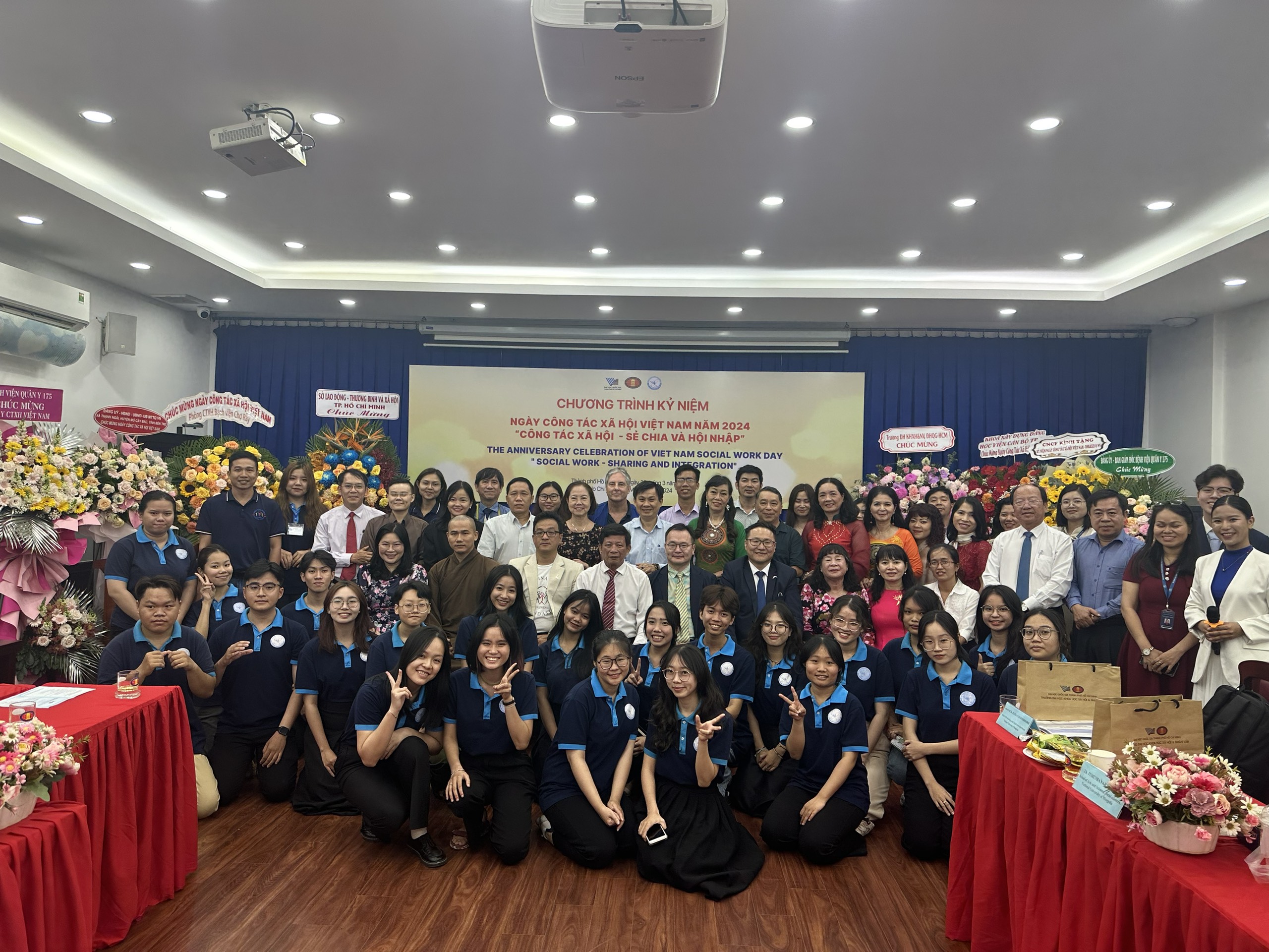 Khoa Công tác xã hội – Trường ĐH KHXH&NV, ĐHQG-HCM tổ chức chương trình kỷ niệm ngày CTXH Việt Nam năm 2024 chủ đề “Công tác xã hội - Sẻ chia và Hội nhập”