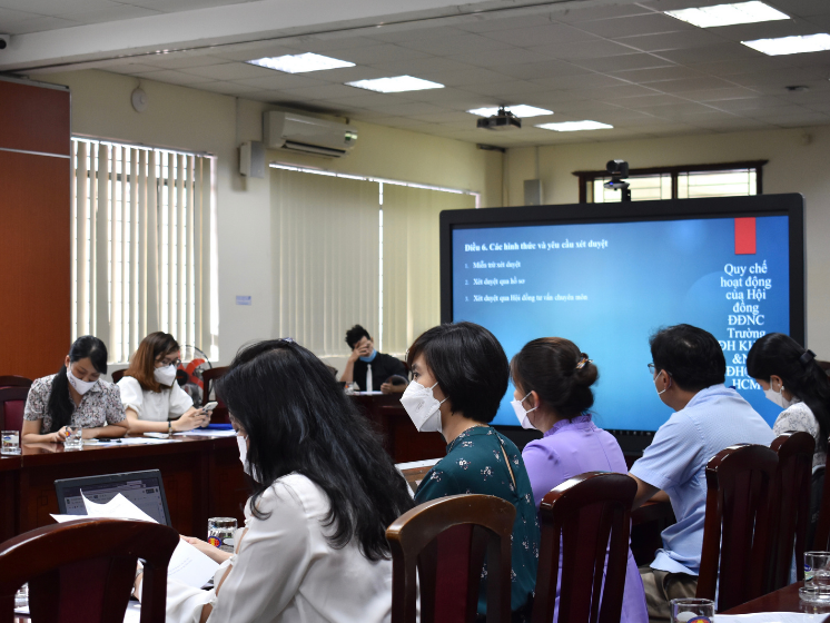 Tổ chức họp Hội đồng Đạo đức phiên đầu tiên