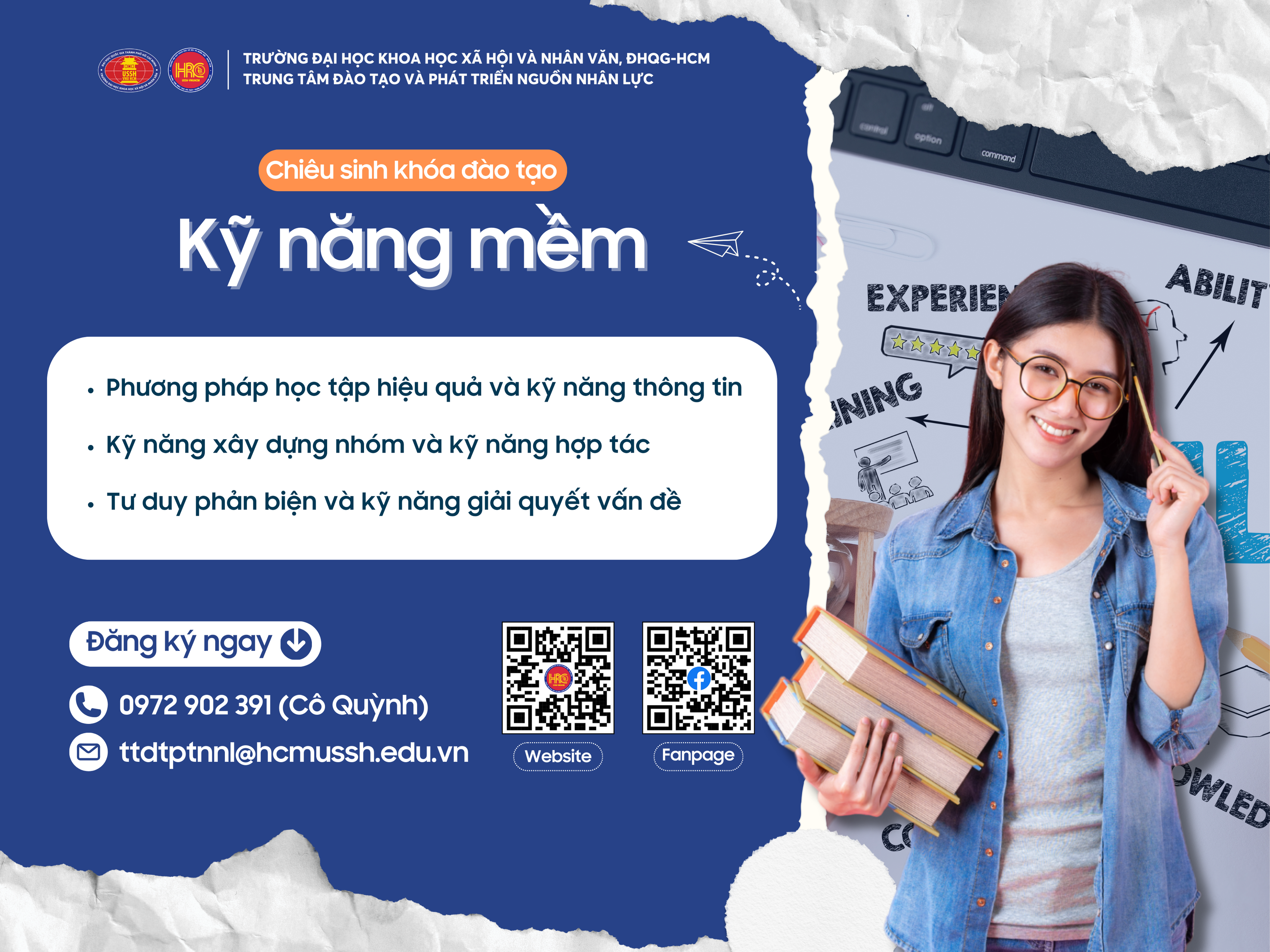 Chiêu sinh khóa đào tạo Kỹ năng mềm (Khóa 11) – Khai giảng 04/11/2024