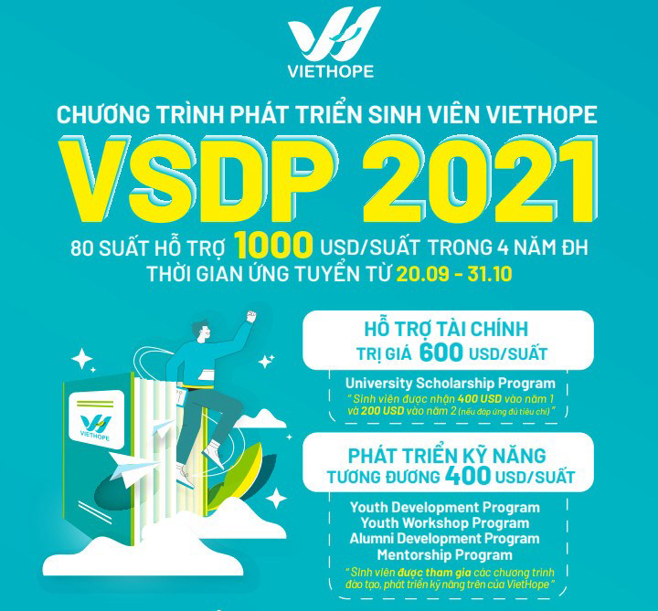 Chương trình Phát triển sinh viên VietHope năm 2021