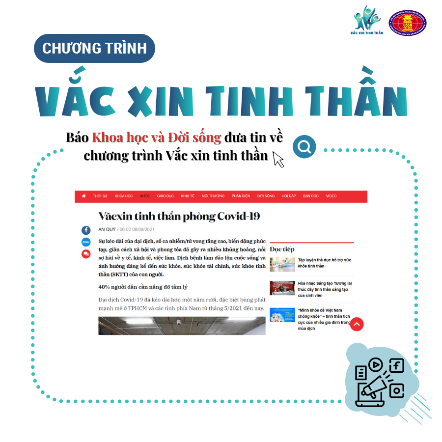 VXTT - "Điều trị tâm lý giúp bệnh nhân vượt qua ổn định tinh thần, hợp tác với bác sĩ để thở tốt nhất”.
