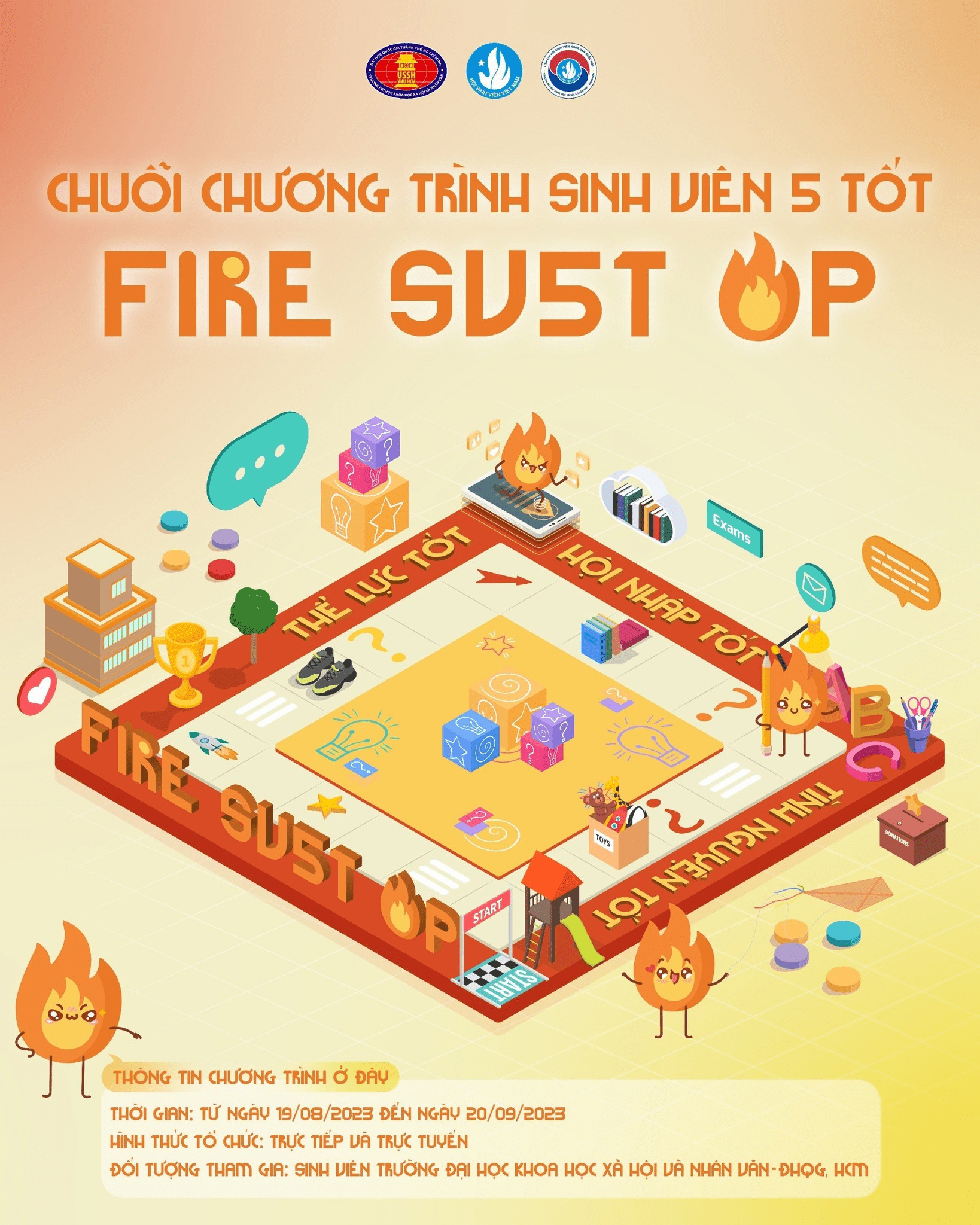 Giới thiệu chuỗi chương trình Sinh viên 5 Tốt: Fire SV5T Up