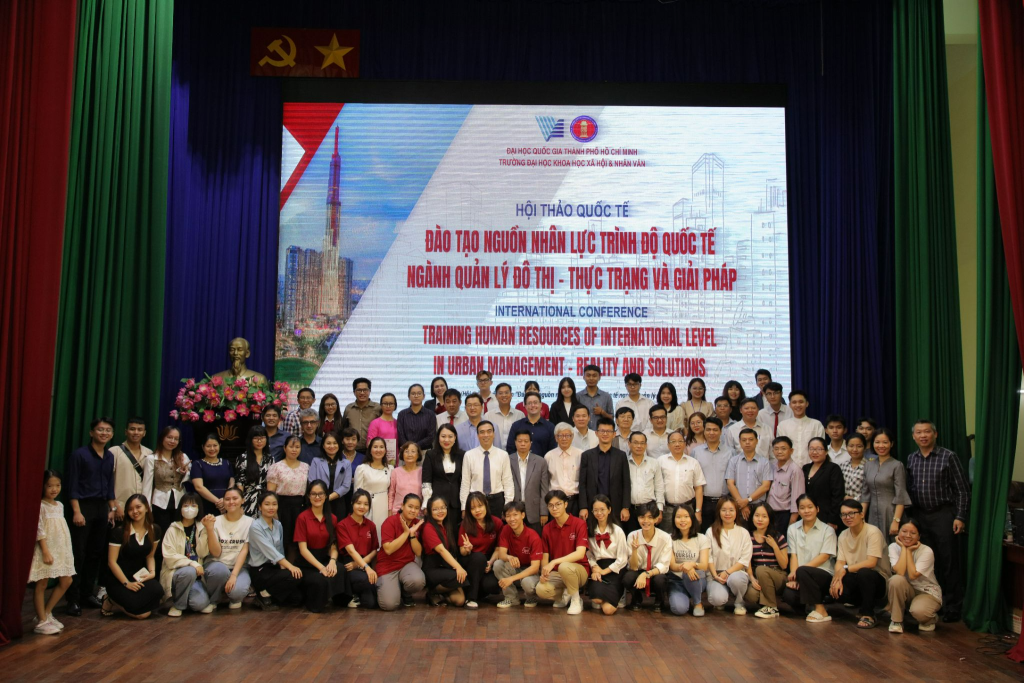 Hội thảo quốc tế “Đào tạo nguồn nhân lực trình độ quốc tế ngành Quản lý đô thị - Thực trạng và giải pháp”
