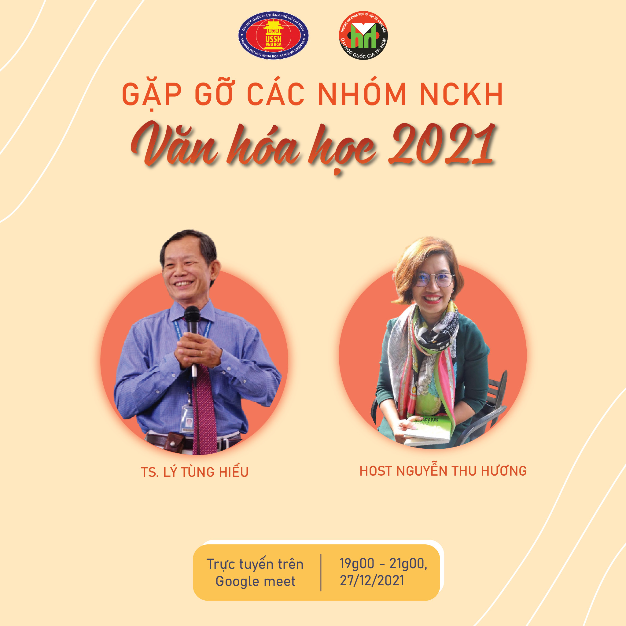 Gặp gỡ các nhóm sinh viên NCKH Khoa Văn hóa học 𝟐𝟎𝟐𝟏 lần 3