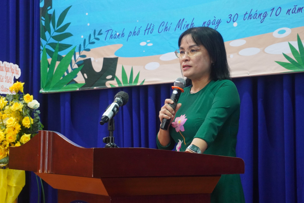 PGS.TS Ngô Thị Phương Lan hy vọng khoa Ngôn ngữ học có thể tổ chức thêm nhiều hoạt động nối kết với tư cách là đơn vị chủ trì - Ảnh: Ngọc Bích