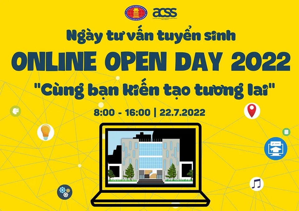 Ngày Tư vấn tuyển sinh trực tuyến Open day 2022 Khoa Xã hội học - "Cùng bạn kiến tạo tương lai”