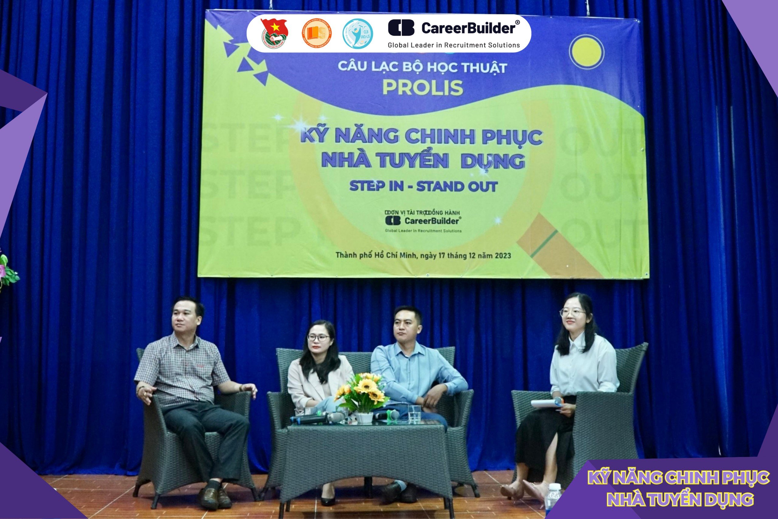 Workshop “Kỹ năng chinh phục nhà tuyển dụng – 2023” – chủ đề “Step in – Stand out” – nghệ thuật từ CV đến bàn phỏng vấn