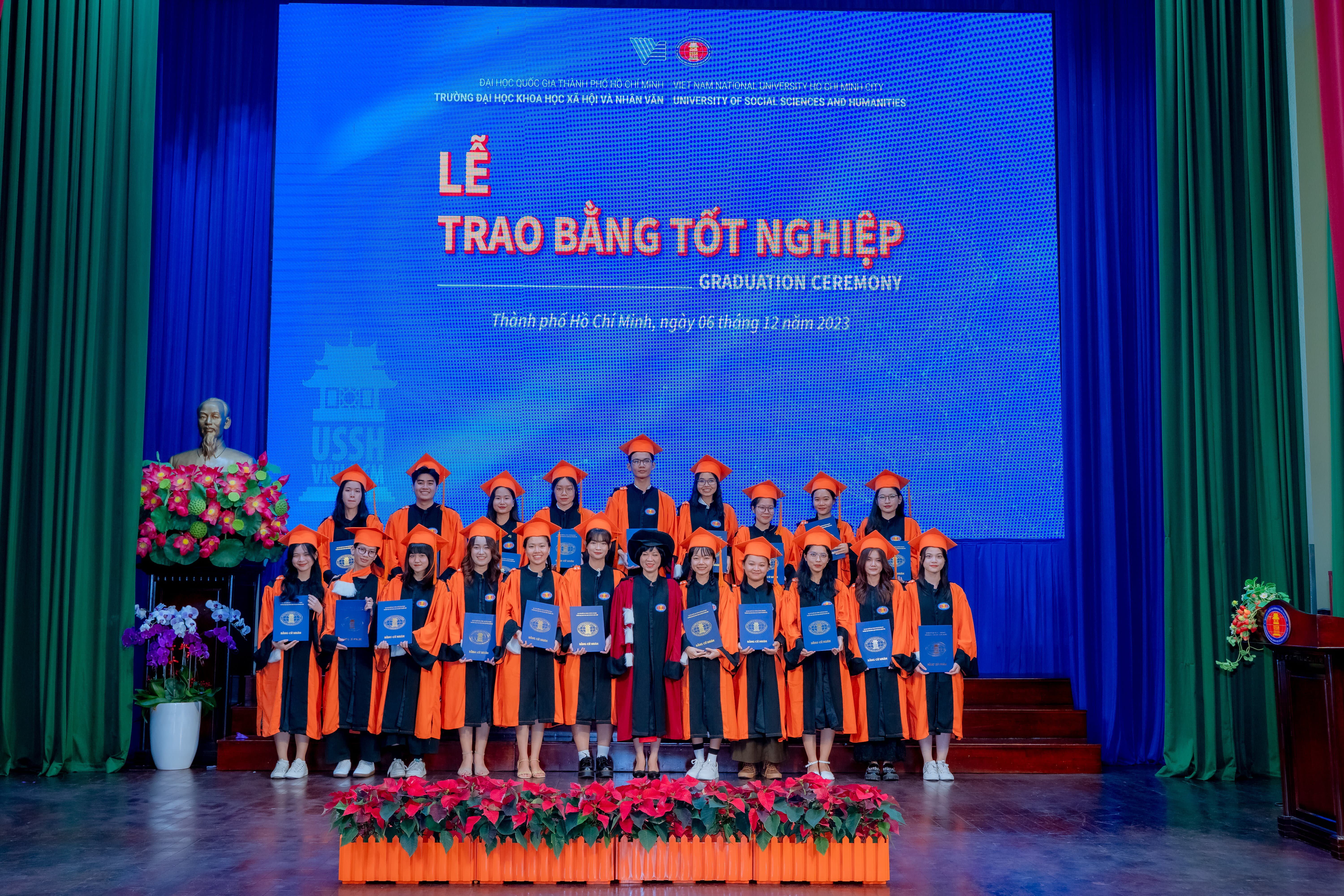 Thông báo tổ chức Lễ trao bằng tốt nghiệp dành cho Tân Tiến sĩ, Thạc sĩ (tốt nghiệp đợt 1/2024), Cử nhân (tốt nghiệp đợt 3/2023)