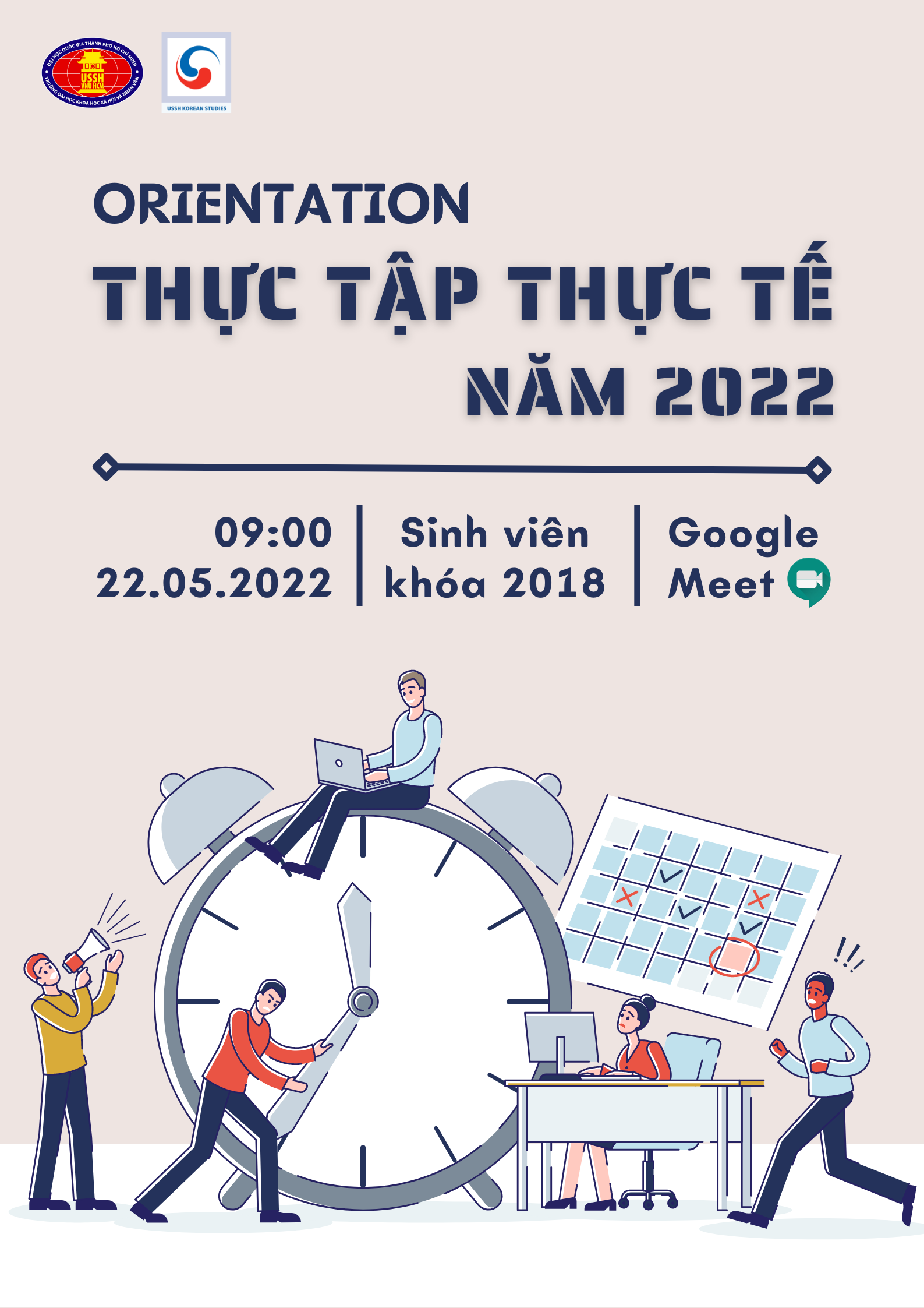 Chương trình orientation về học phần Thực tập thực tế năm 2022