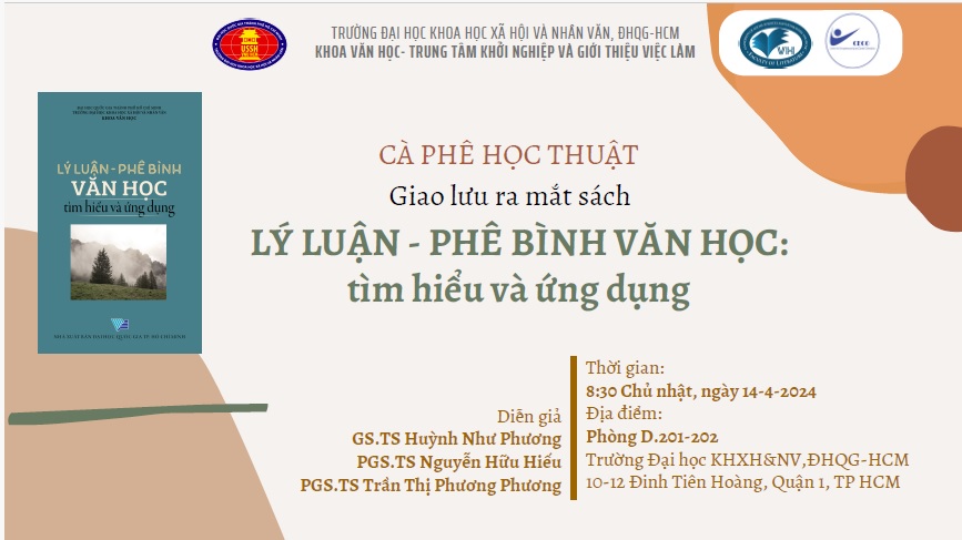 Cà phê học thuật: Giao lưu ra mắt sách Lý luận – phê bình văn học: tìm hiểu và ứng dụng