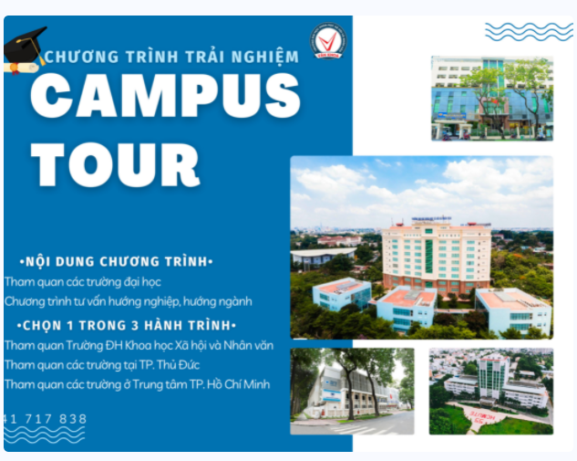 Du lịch kết hợp tư vấn hướng nghiệp Campus Tour 2022: Trải nghiệm tuyệt vời cho học sinh Việt Nam