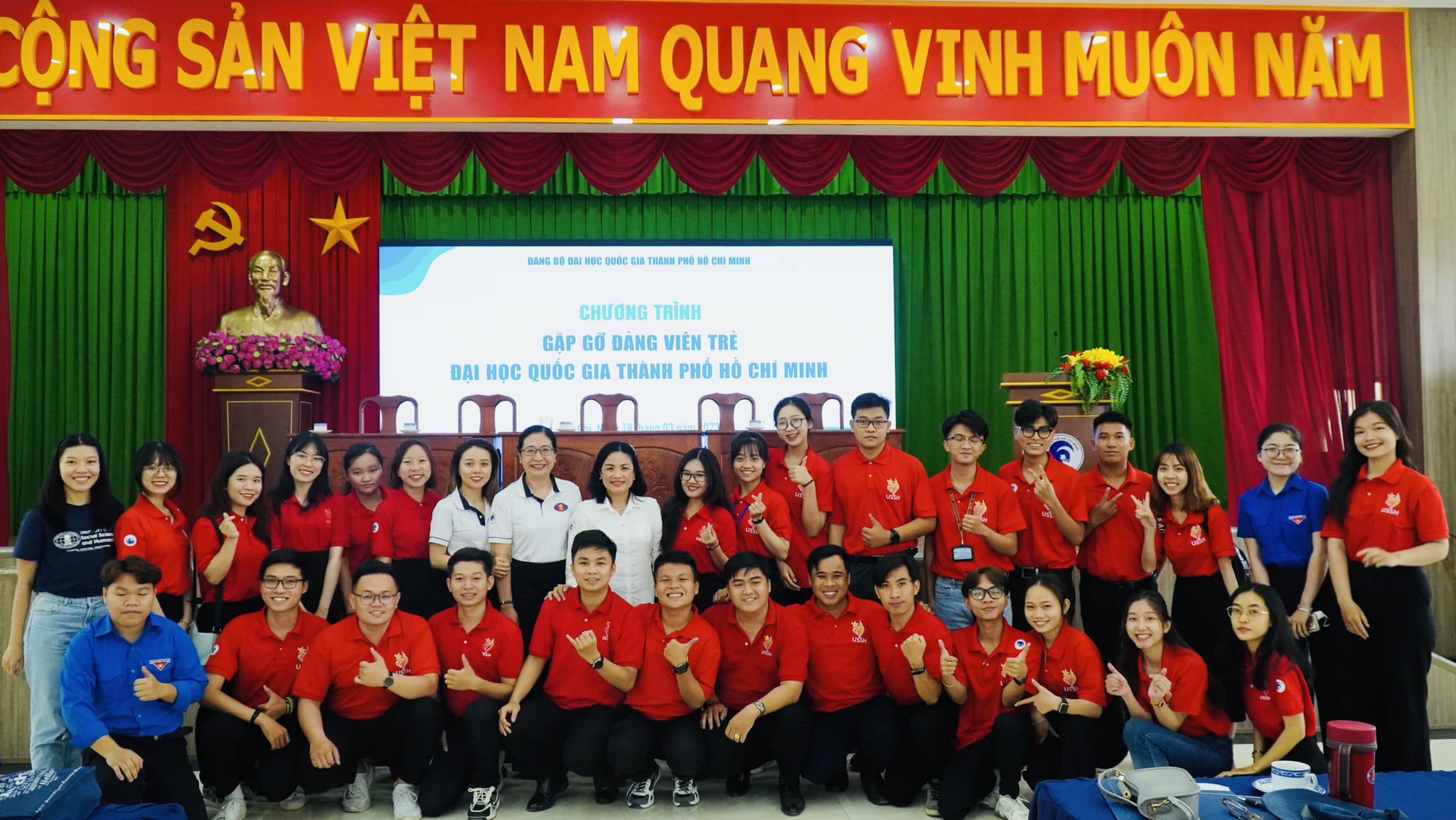 Chương trình gặp gỡ Đảng viên trẻ Đại học Quốc gia Thành phố Hồ Chí Minh năm 2023