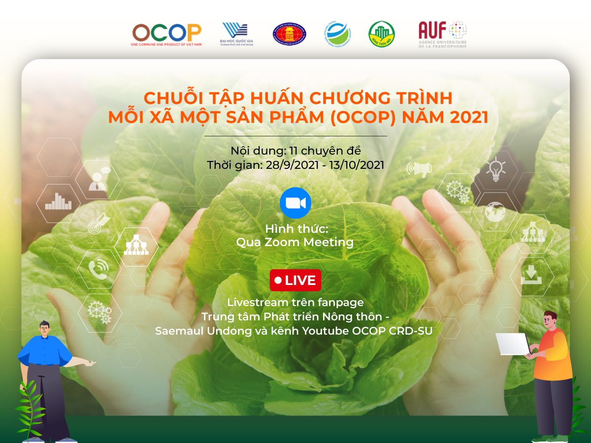 Bế mạc “Chuỗi tập huấn Chương trình Mỗi xã một sản phẩm (OCOP) năm 2021”