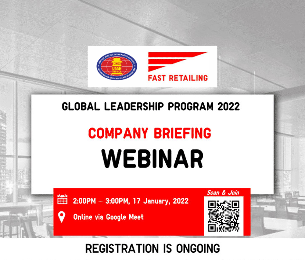 Mời tham dự webinar giới thiệu chương trình “Nhà lãnh đạo trẻ toàn cầu (GLP 2022)”
