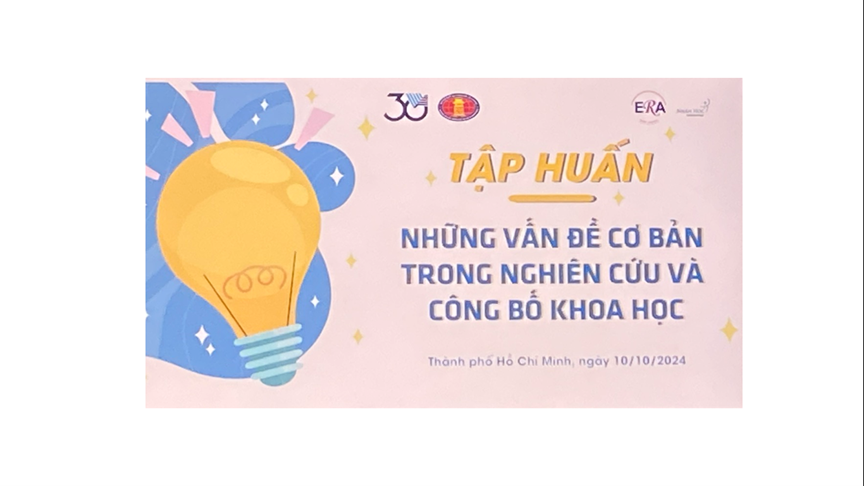 Tập huấn nghiên cứu và công bố khoa học dành cho sinh viên ngành Tôn giáo học