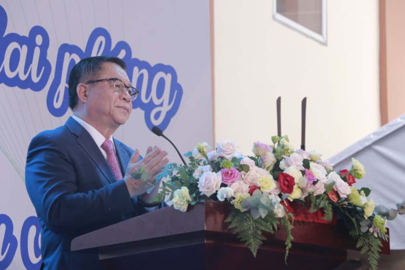 Head of the Central Propaganda Department Nguyễn Trọng Nghĩa’s speech with USSH students