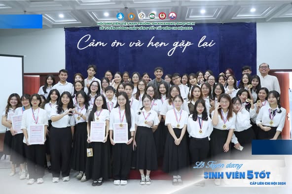 Lễ tuyên dương sinh viên 5 tốt cấp Liên chi hội 2024