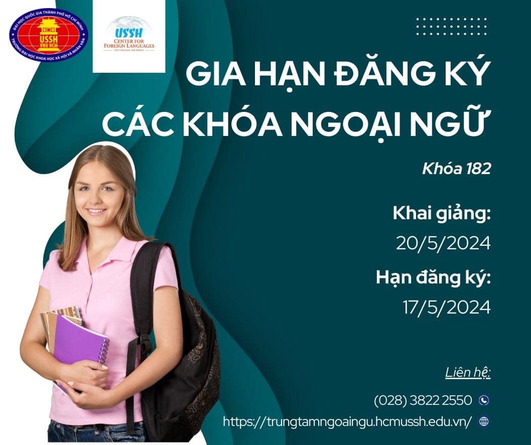 THÔNG BÁO KHAI GIẢNG LỚP TIẾNG PHÁP, TIẾNG HÀN CHO NGƯỜI MỚI BẮT ĐẦU