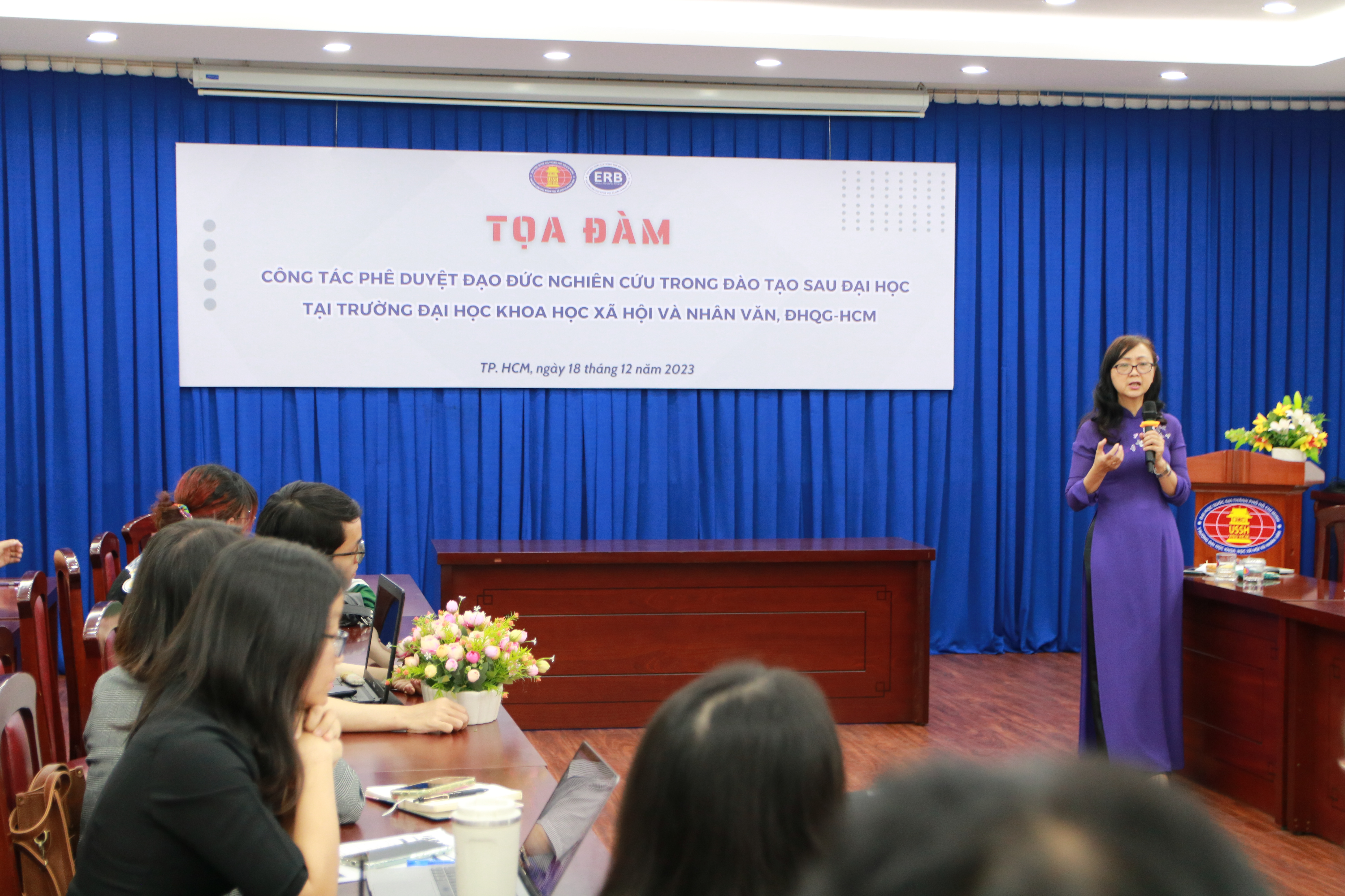 Phổ biến về công tác phê duyệt đạo đức nghiên cứu tại Trường