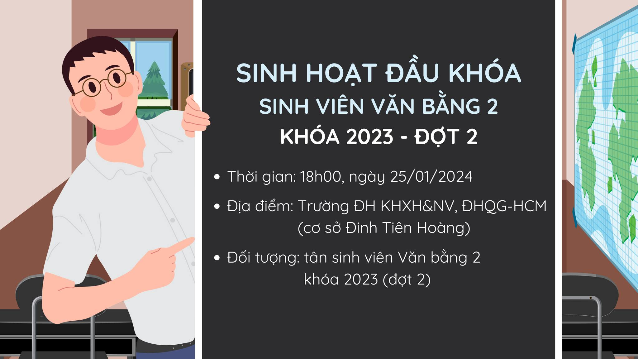 Sinh hoạt đầu khóa với tân sinh viên Văn bằng 2 khóa 2023 (đợt 2)