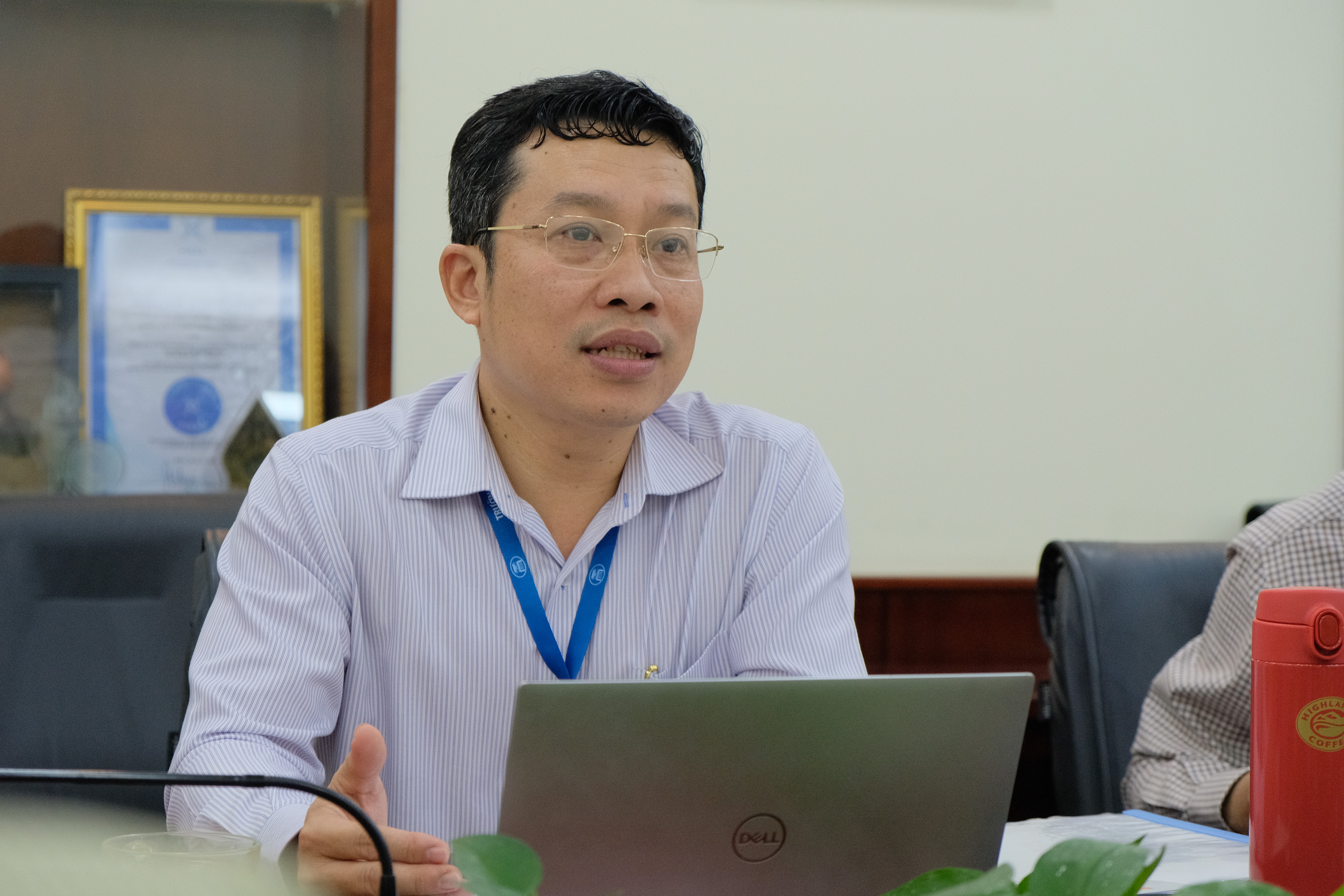 Nhà trường trao đổi hợp tác với Ngân hàng Thương mại Cổ phần Sài Gòn - Hà Nội (SHB)